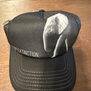 Black Elephant Trucker Hat